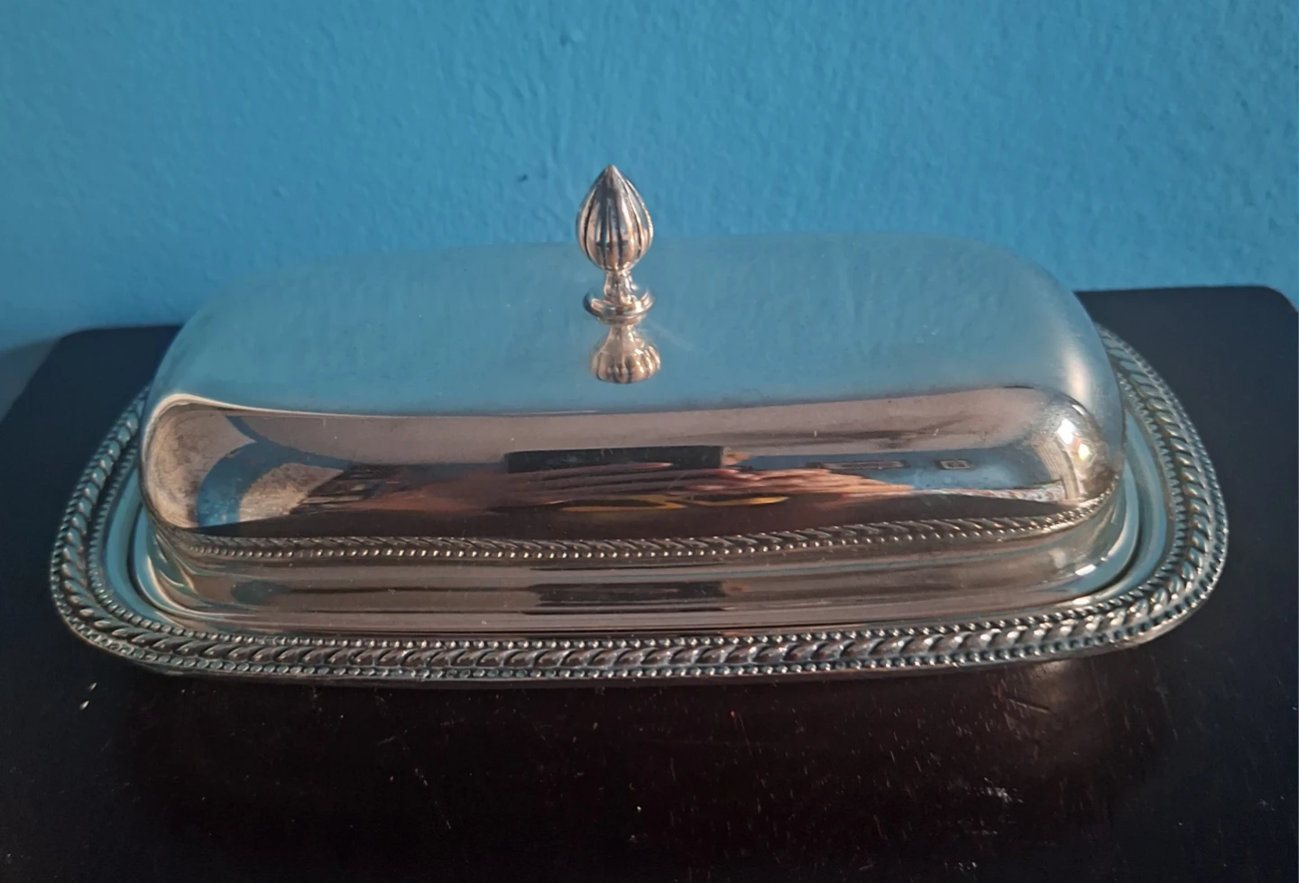 Silver Plated Butter Dish Cavalier Made in England