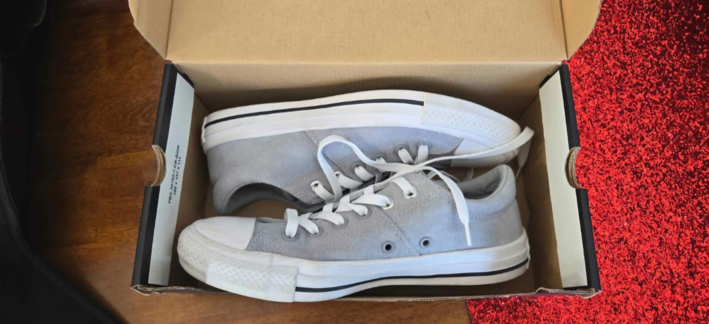 Women's Converse Shoes 7.5 Madison OX Grey White - photo 2
