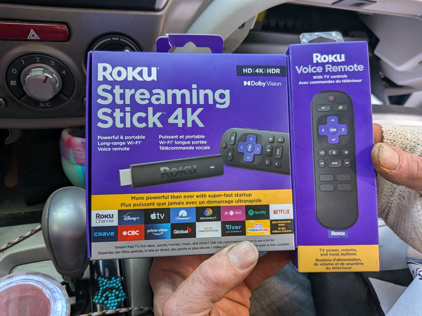 Roku Streaming Stick 4K and Voice Remote