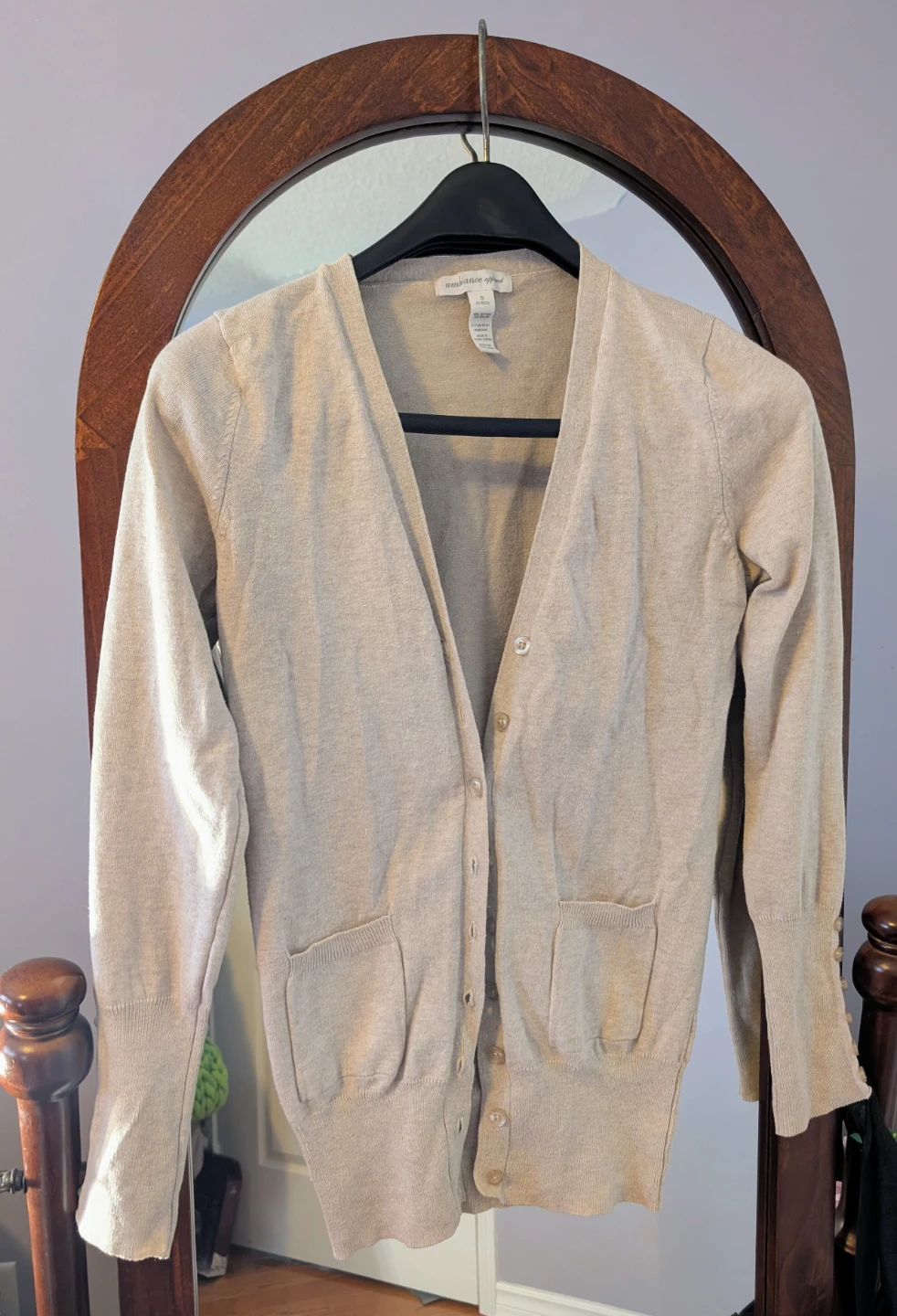 Ambience Apparel Cardigan - Beige