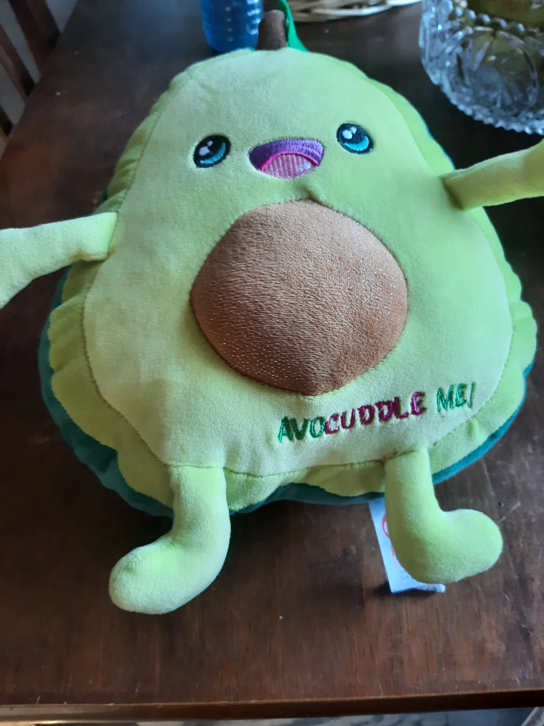 Plush Avocado "AVOCUDDLE ME!"