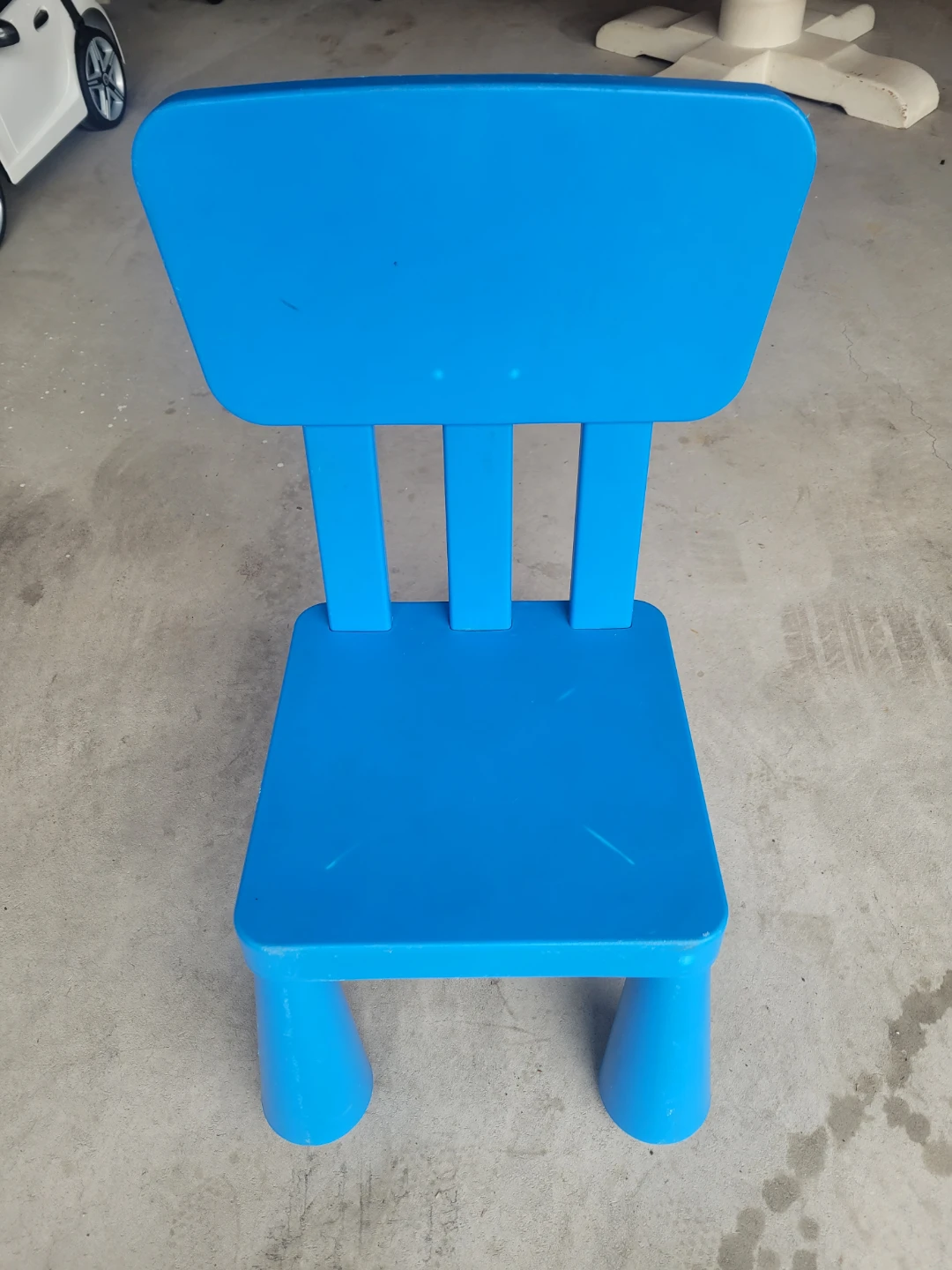 IKEA Blue Children's Chair.