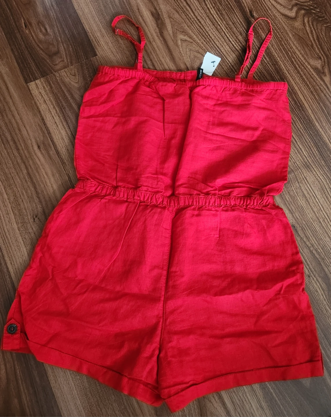 Mango Red Spaghetti Strap Romper- new with tag - photo 2