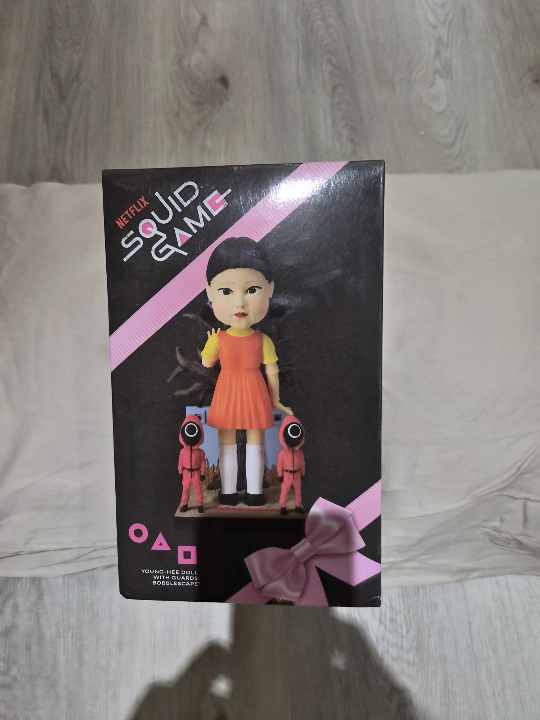 Netflix Squid Game Young-Hee Doll with Guards Bobblehead