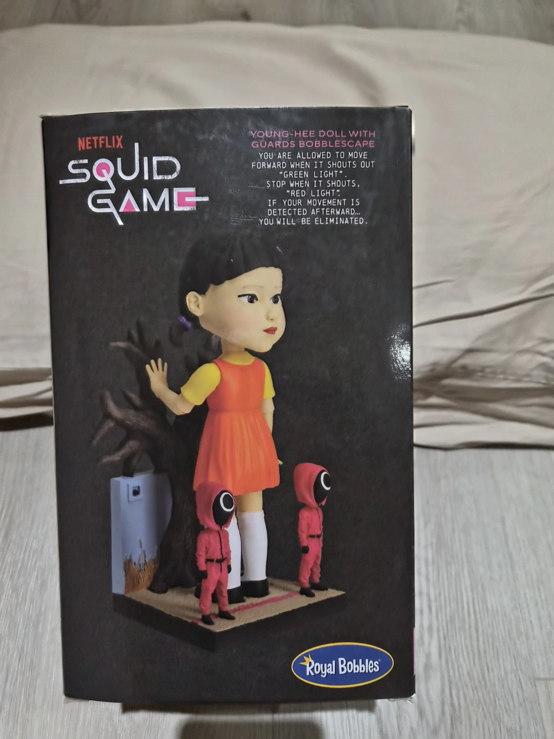 Netflix Squid Game Young-Hee Doll with Guards Bobblehead - photo 2
