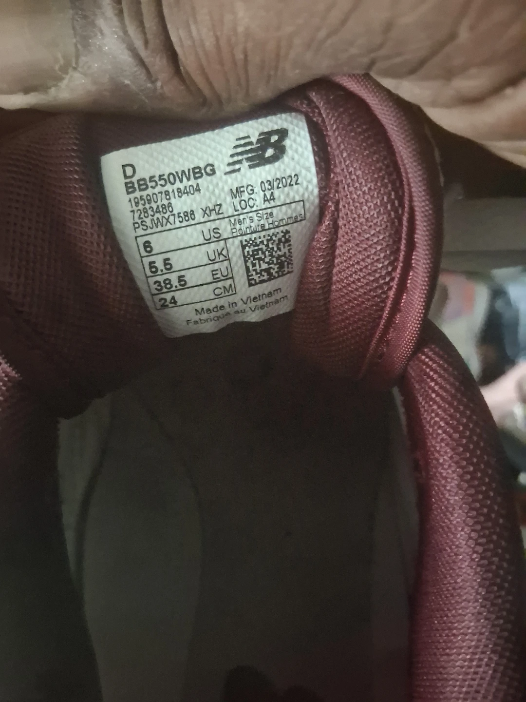 New Balance BB550WBG Sneakers - photo 2