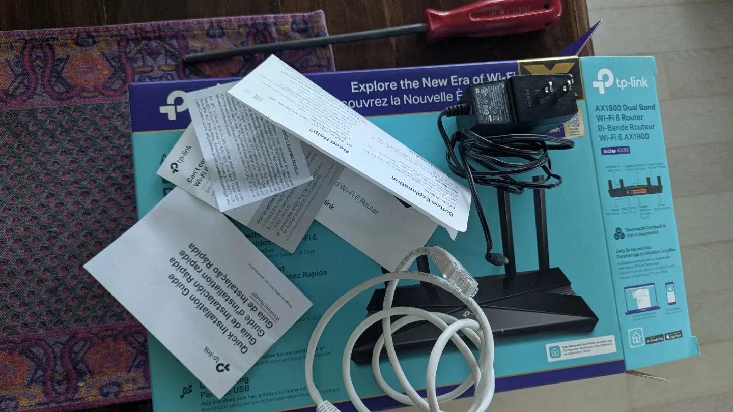 Wifi 6 Router TP Link AX1800 - photo 2
