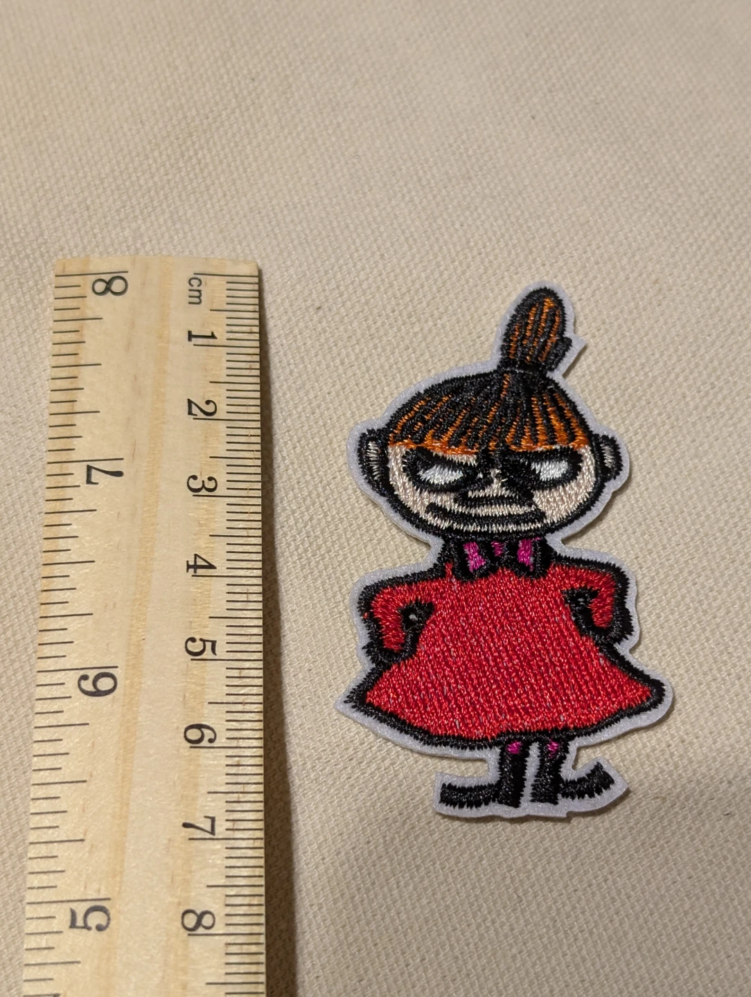 Moomin Little My Embroidered Patch iron on embroidered patch - photo 2