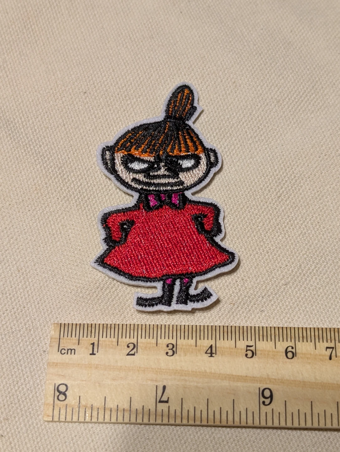Moomin Little My Embroidered Patch iron on embroidered patch - photo 3