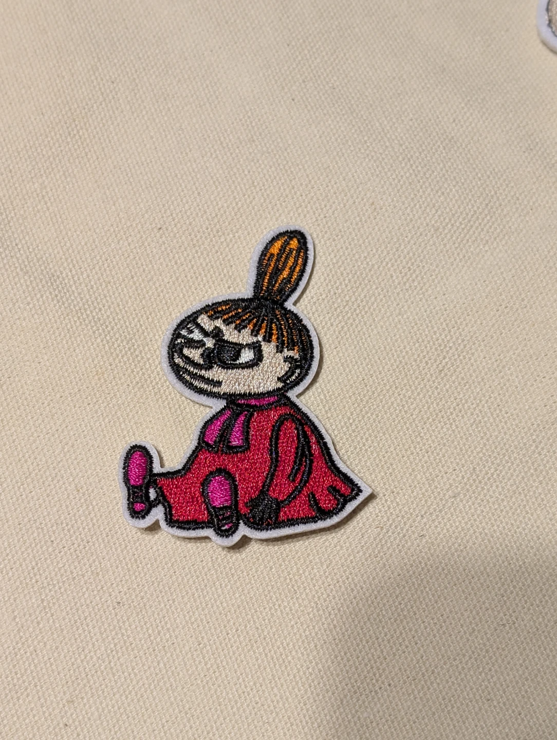 Moomin Little My Embroidered Patch iron on embroidered patch - photo 5