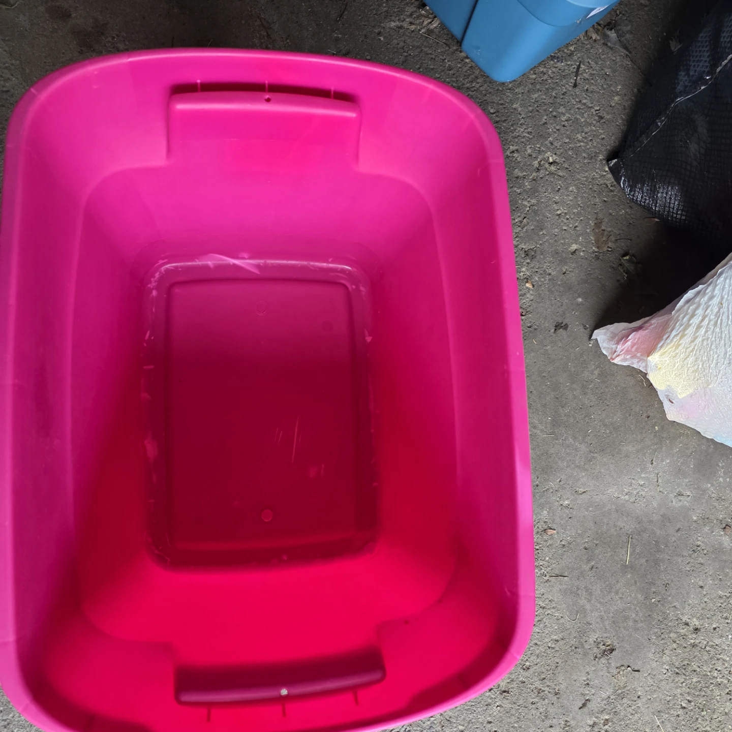 Sterilite Pink Storage Bin with Lid