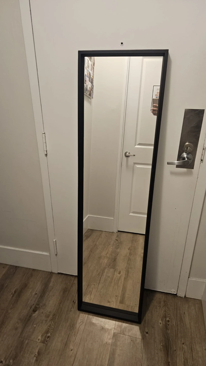 IKEA NISSEDAL Mirror, Black, 40x150 cm