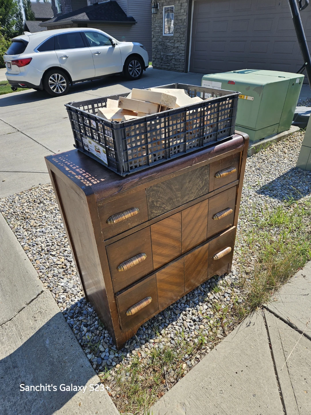 Vintage Wooden Dresser