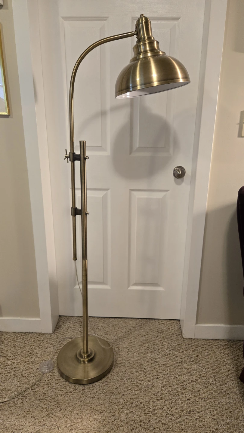 Adjustable Brass Floor Lamp - photo 3
