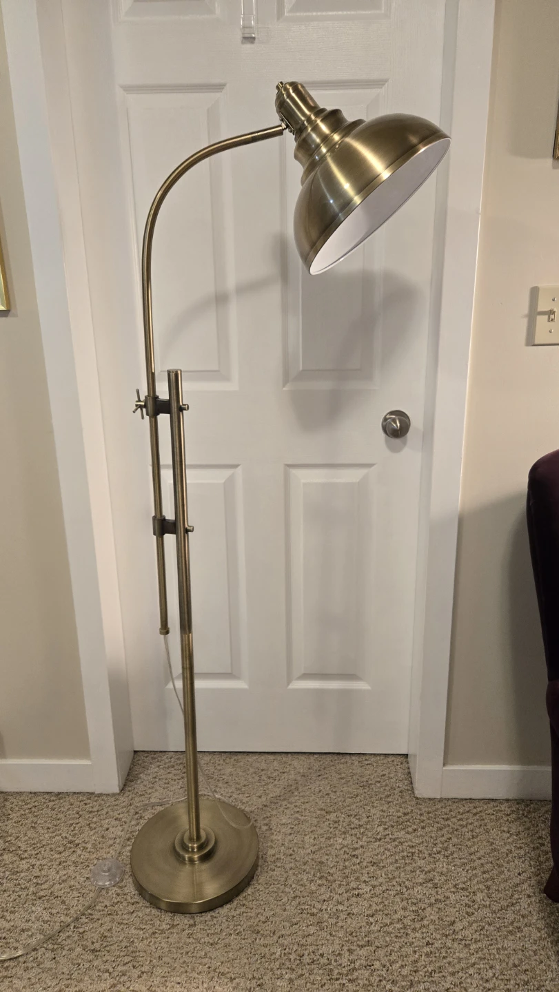 Adjustable Brass Floor Lamp - photo 3