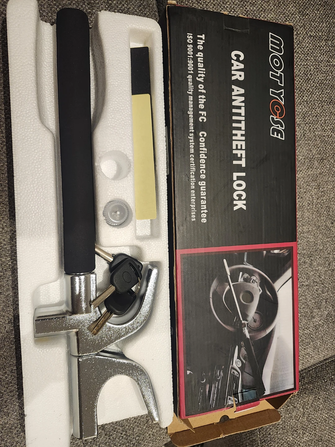MotYose Car Antitheft Lock with Keys - photo 2