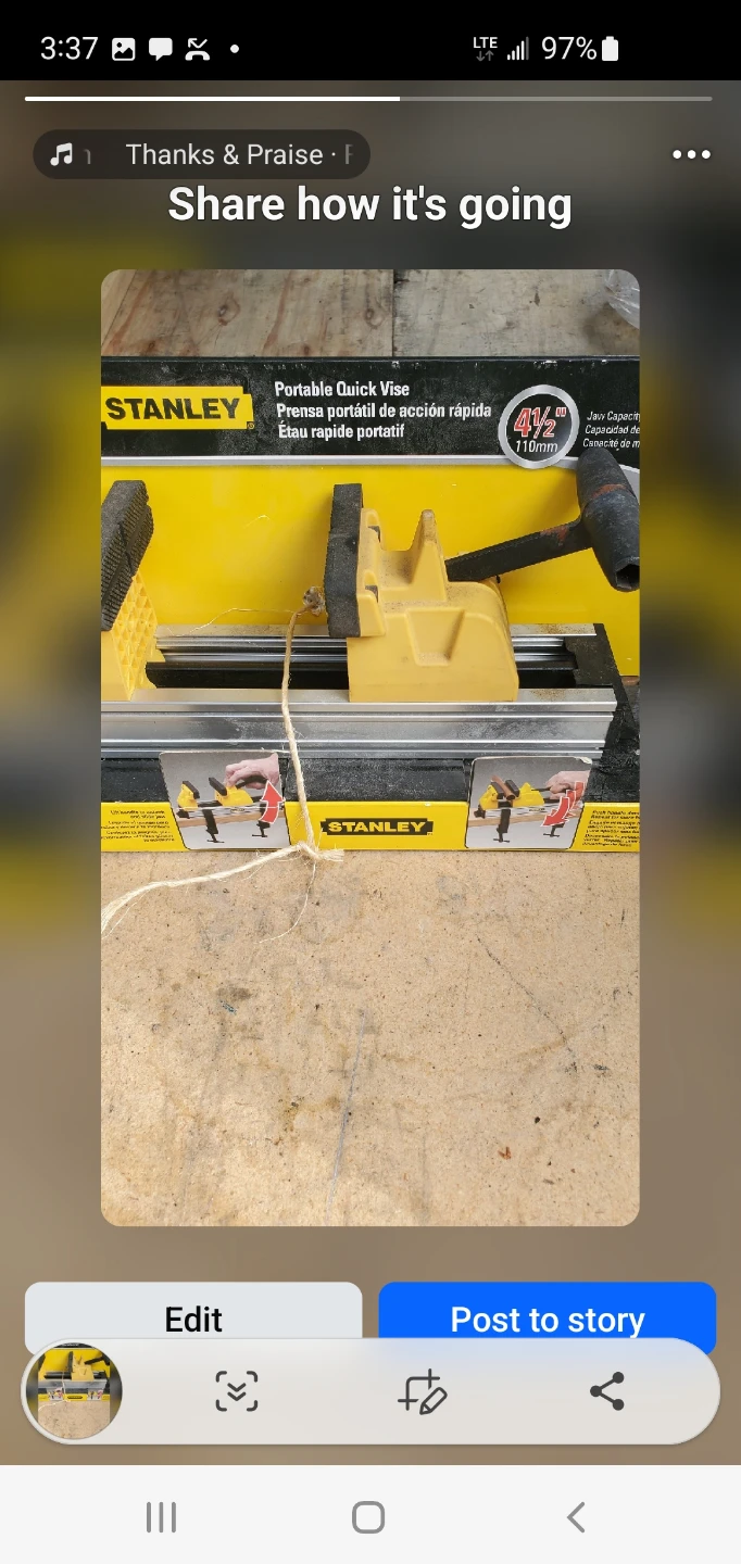Stanley Portable Quick Vise 4 1/2"