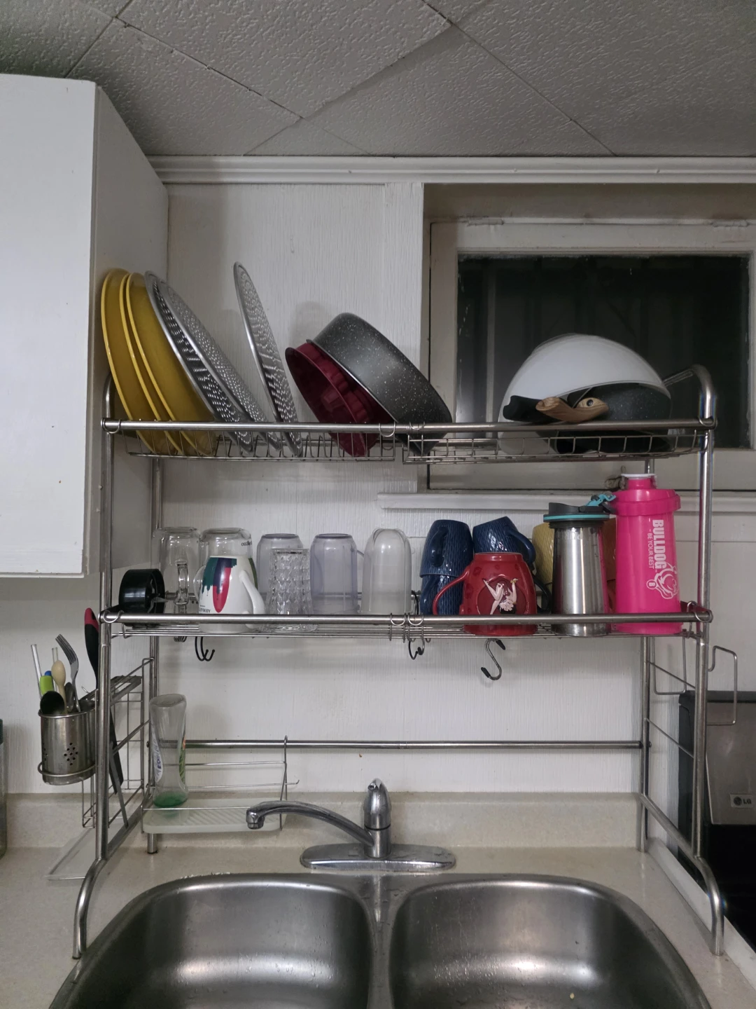 Two-Tier Stainless Steel Dish Rack - photo 2