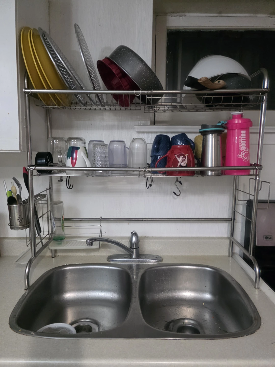 Two-Tier Stainless Steel Dish Rack - photo 3