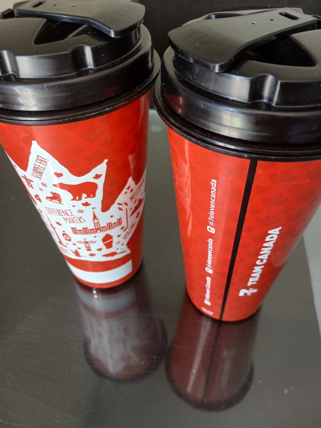 New 7-Eleven Canada Reusable Coffee Cups - Set of 2