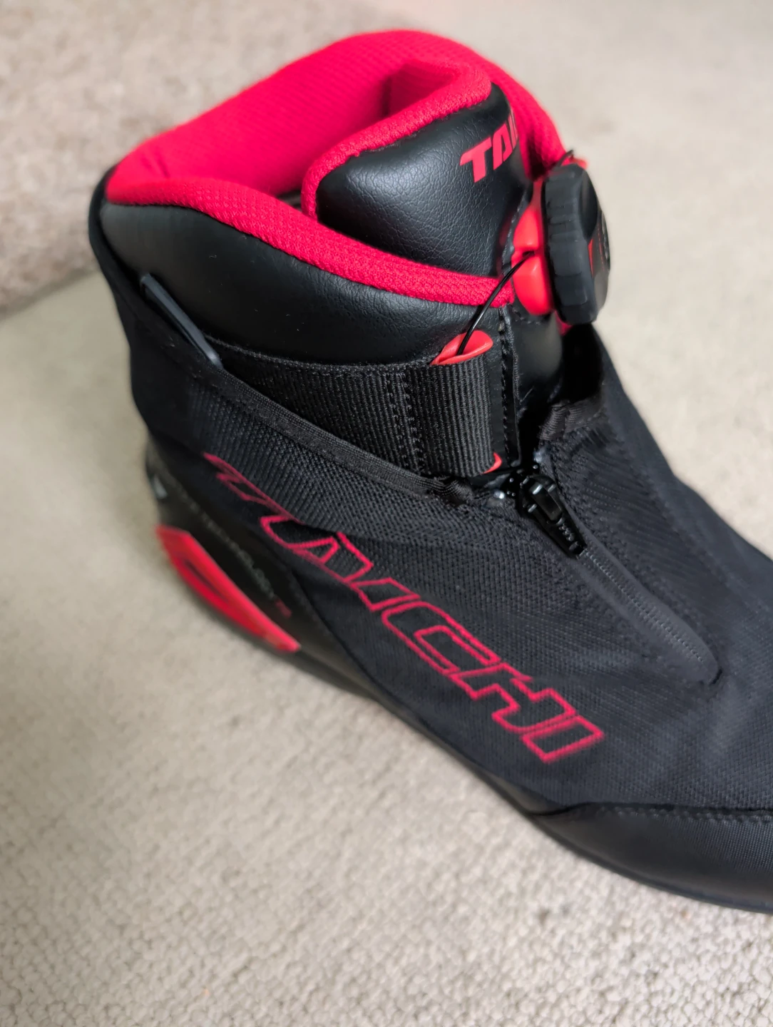 TAICHI Motorcycle Boots Black/Red US 11.5 - photo 2