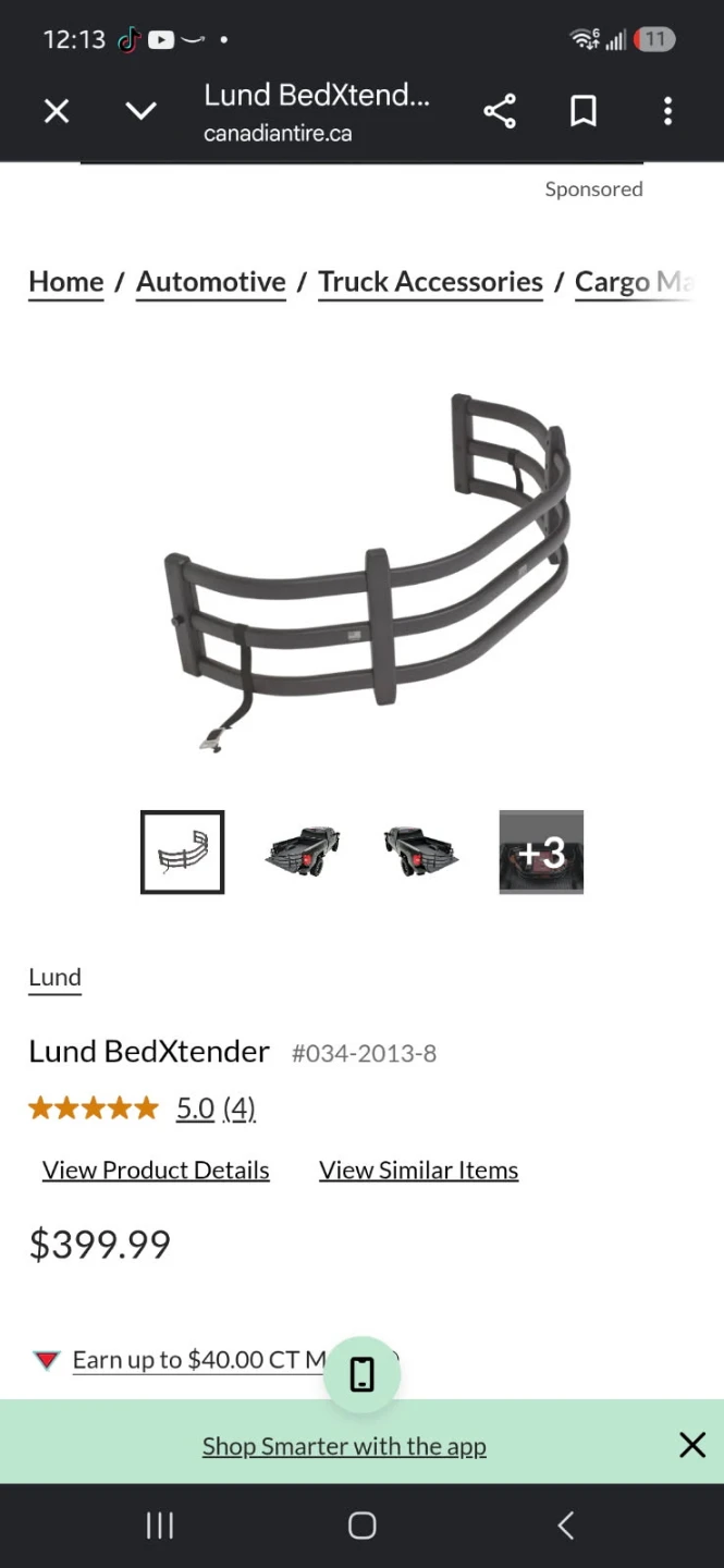 Lund BedXtender HD MAX Truck Bed Extender