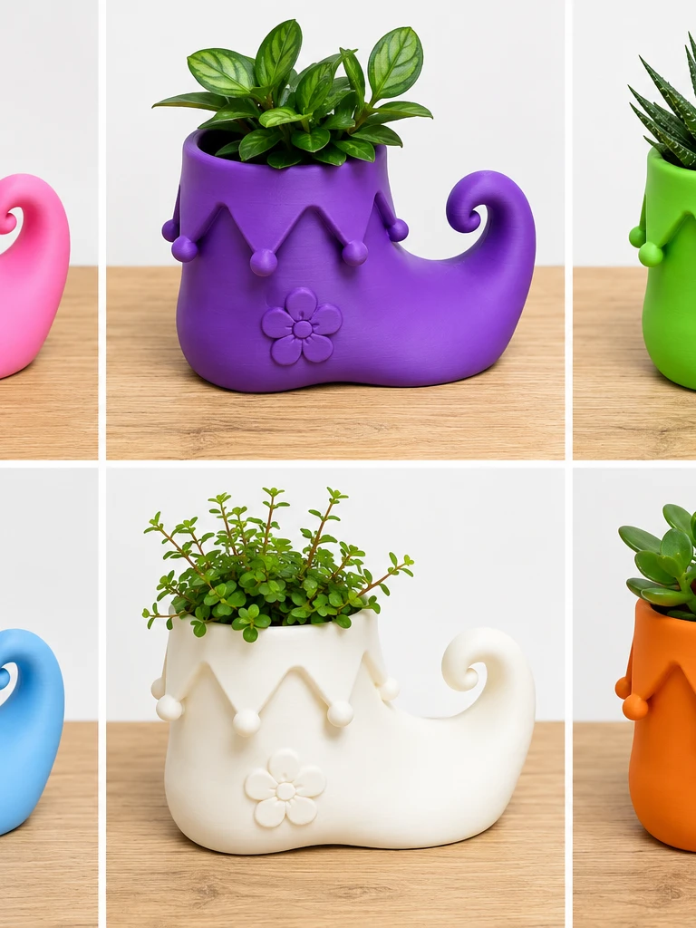 Desk plant pot