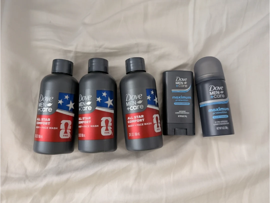 Dove Men Care Body Face Wash & Deodorant Travel Set