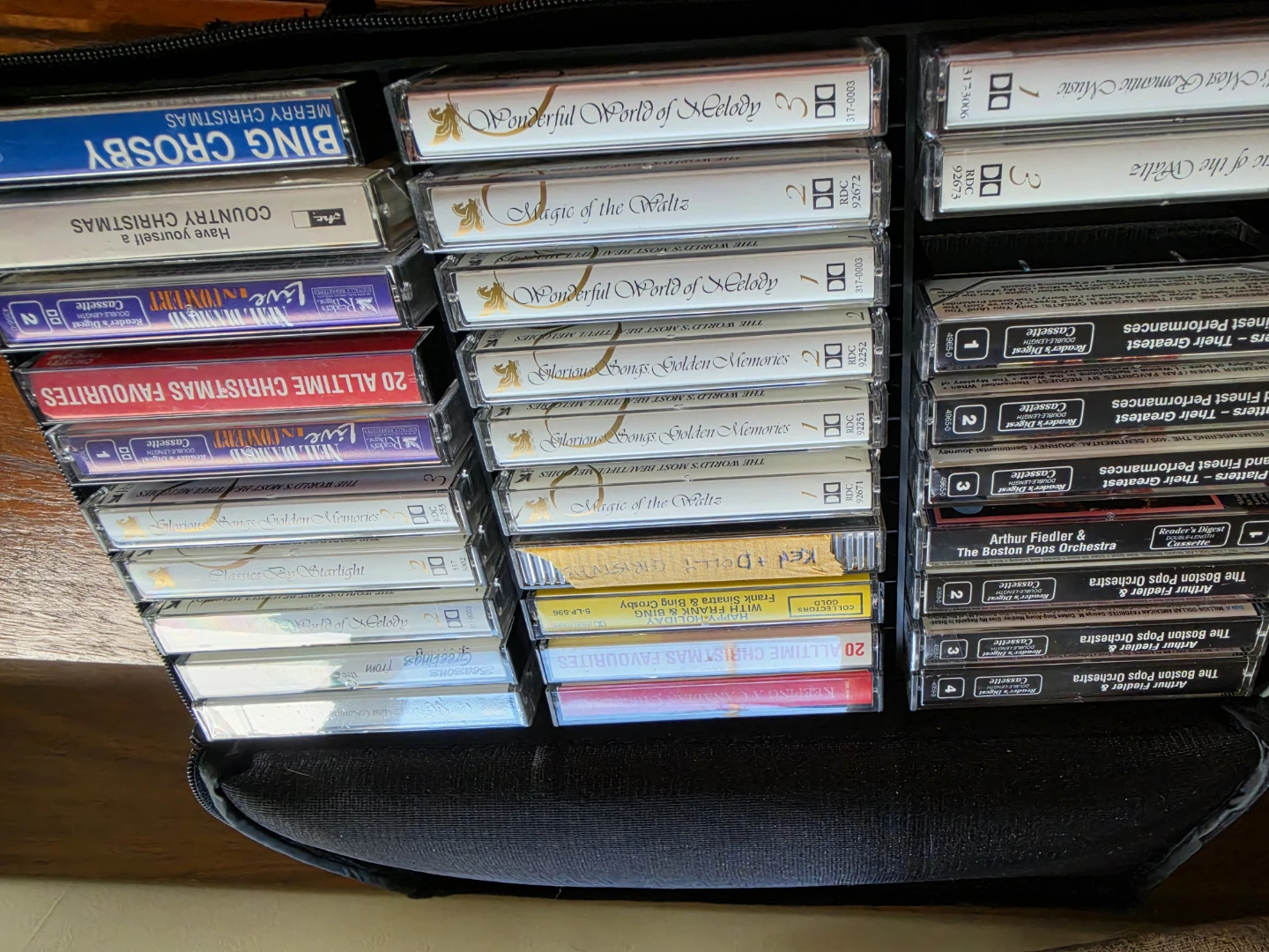 Collection of DVDs and CDs
