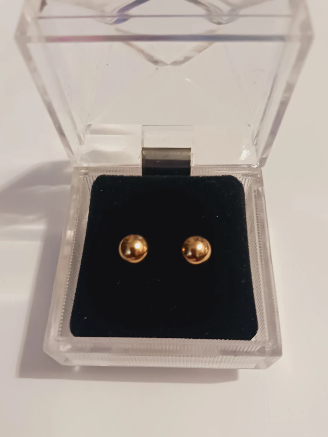 14K Gold Ball Stud Earrings - photo 4