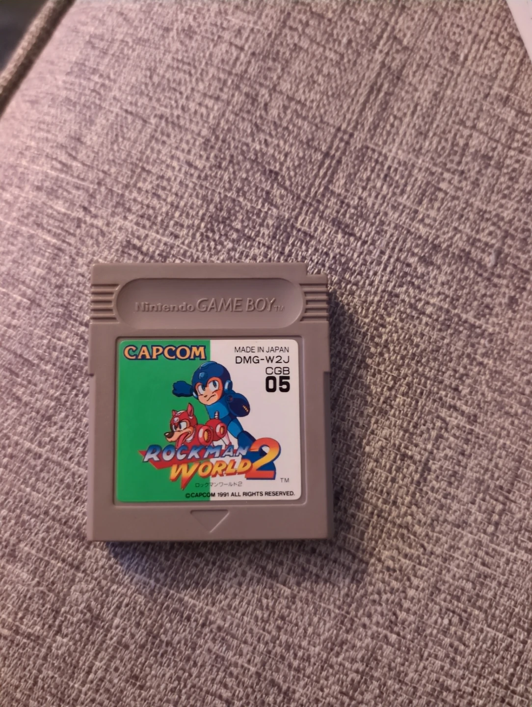 Nintendo Game Boy Rockman World 2 Cartridge