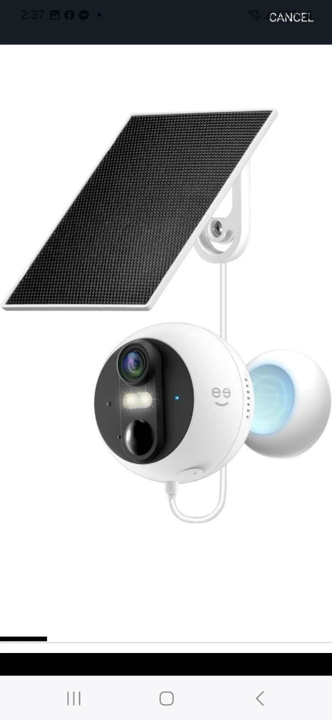 Geeni Perch 2K Smart Magnetic Battery Camera with Solar Panel - photo 5