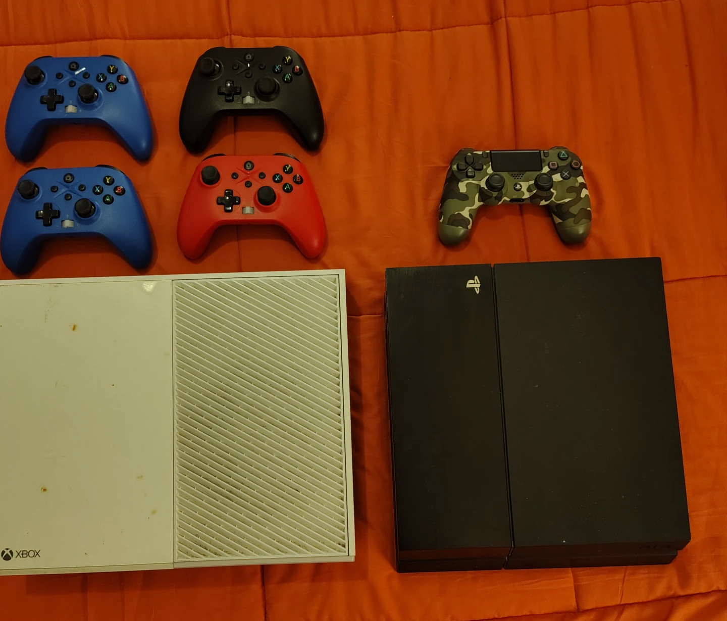 Xbox One and PS4 Consoles with Controllers  $80 or make offer