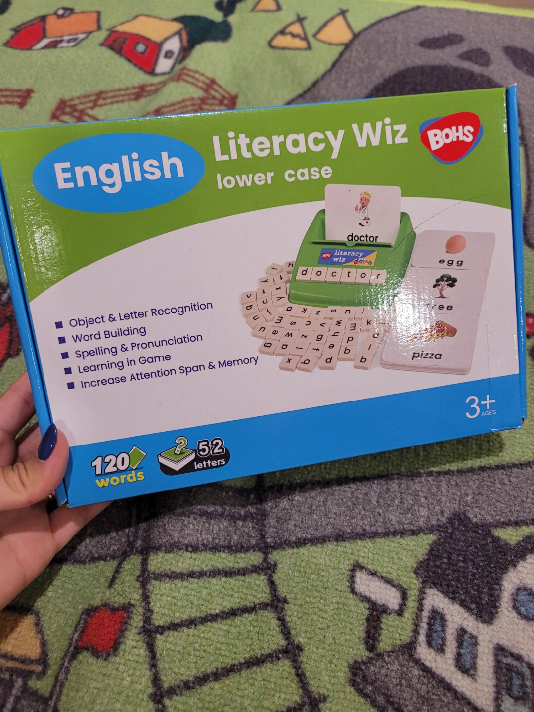 BOHS Literacy Wiz English Lower Case Word Building Toy - photo 3