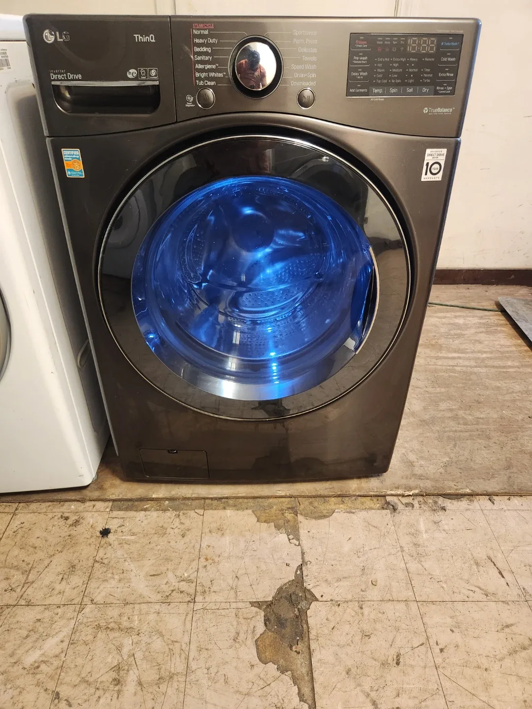 LG ThinQ Direct Drive Front Load Washing Machine