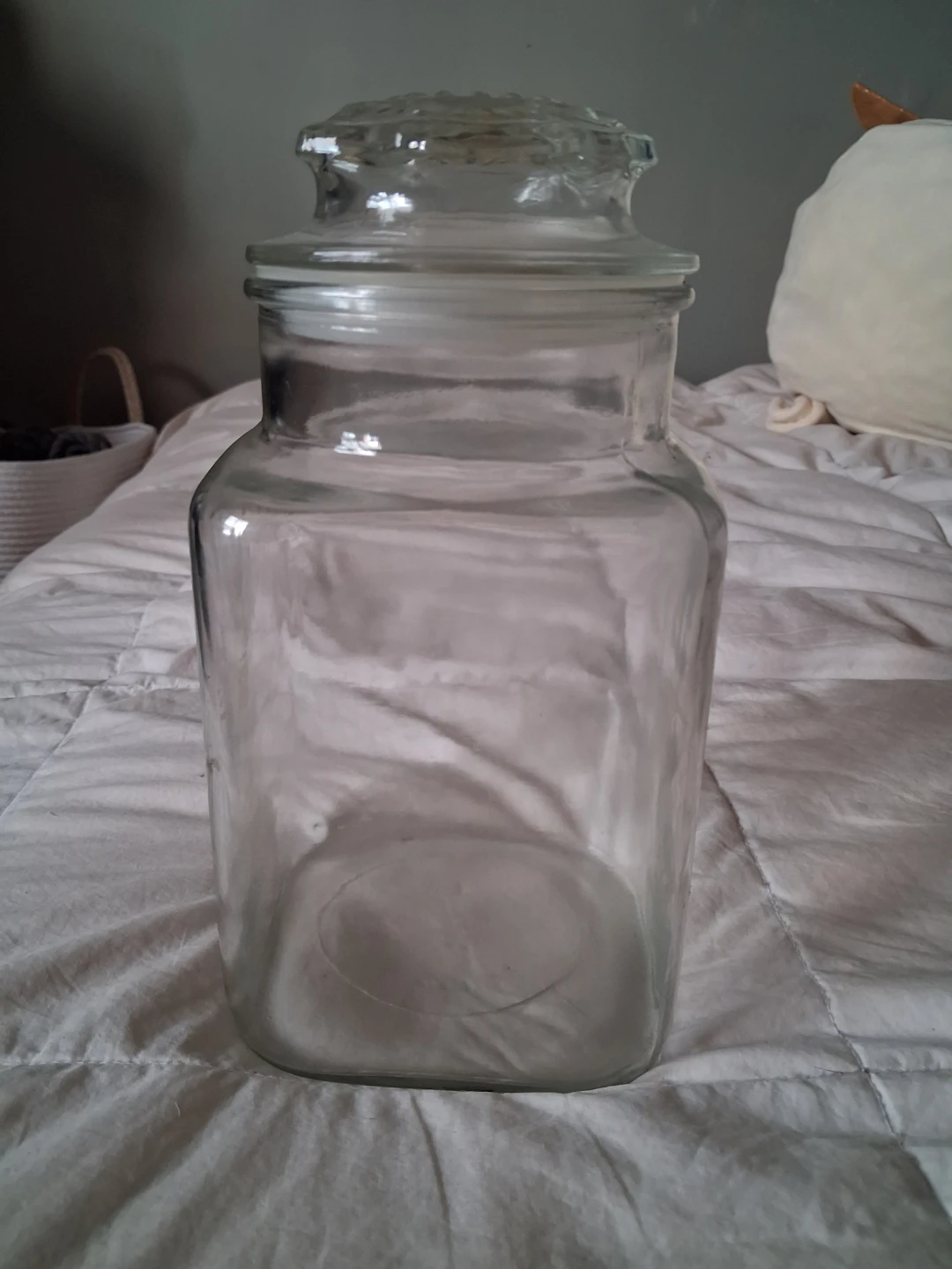 Glass Storage Jar with Lid - photo 2
