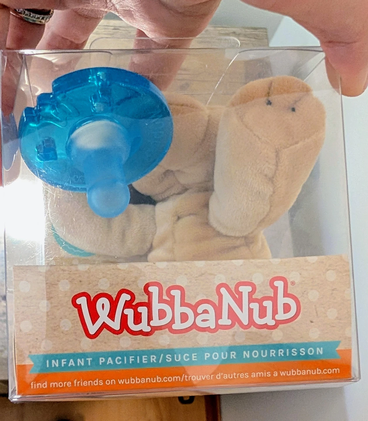 Brand New WubbaNub Infant Pacifier Plush Toy - Dog - photo 3