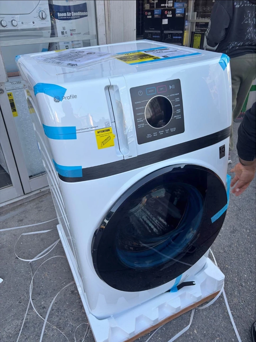 New Ge profile washer and dryer all in one machine