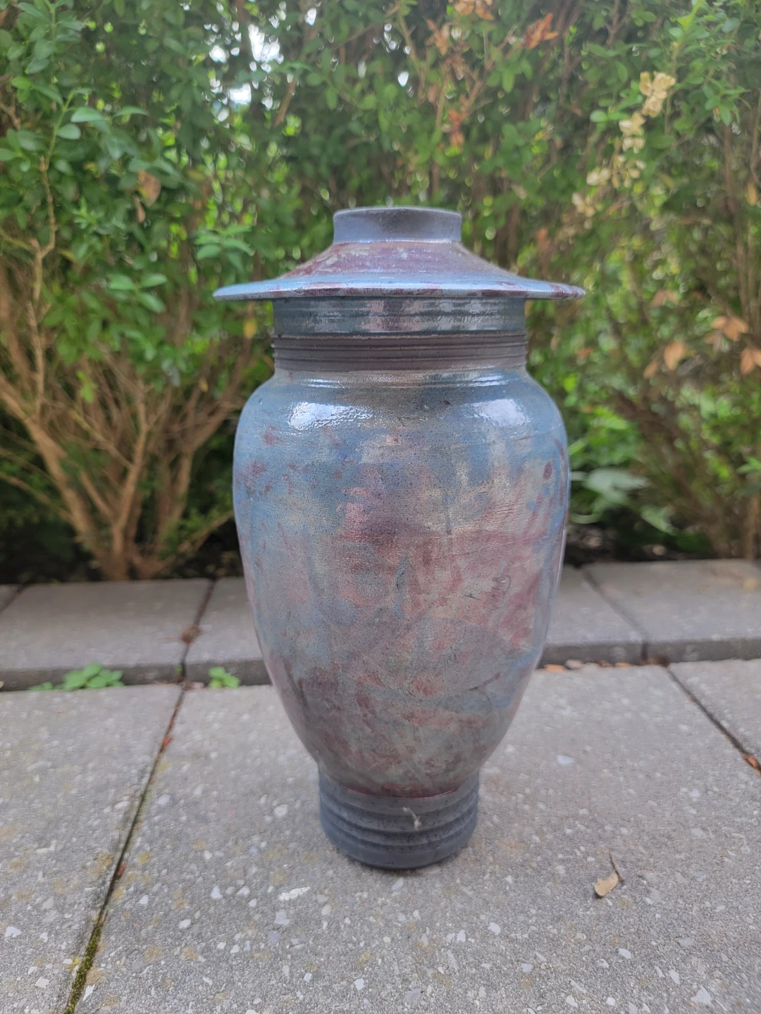 Unique Ceramic Vase with Lid - photo 3