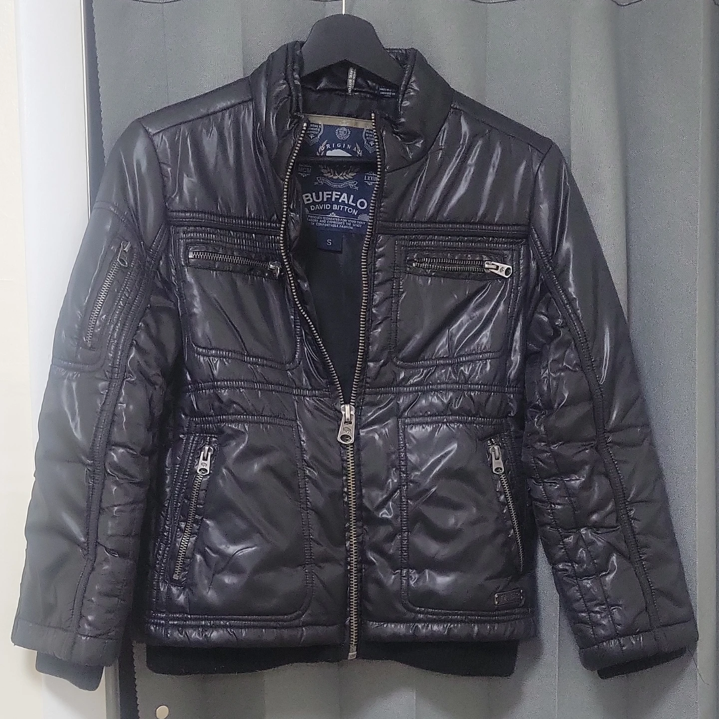 Buffalo David Bitton Black Puffer Jacket Size S