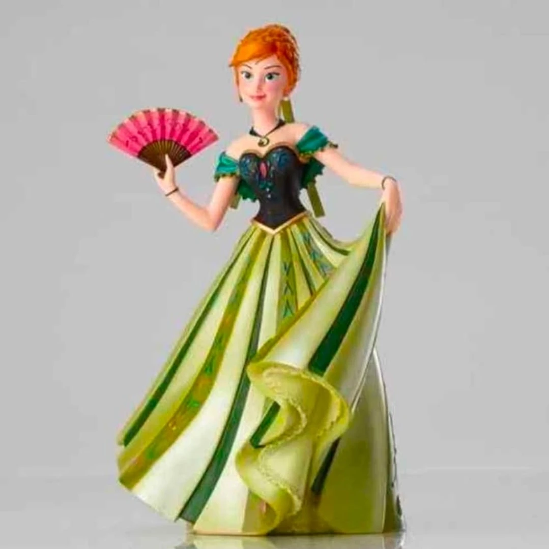 Disney Couture Frozen Anna Figurine with Fan