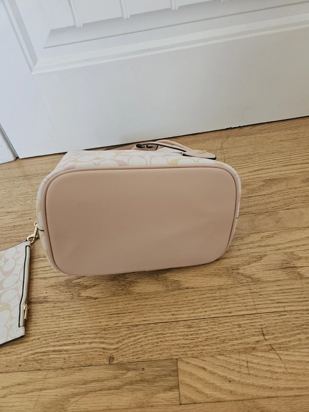 Coach Pink Signature Bucket Bag with Pouch - photo 3
