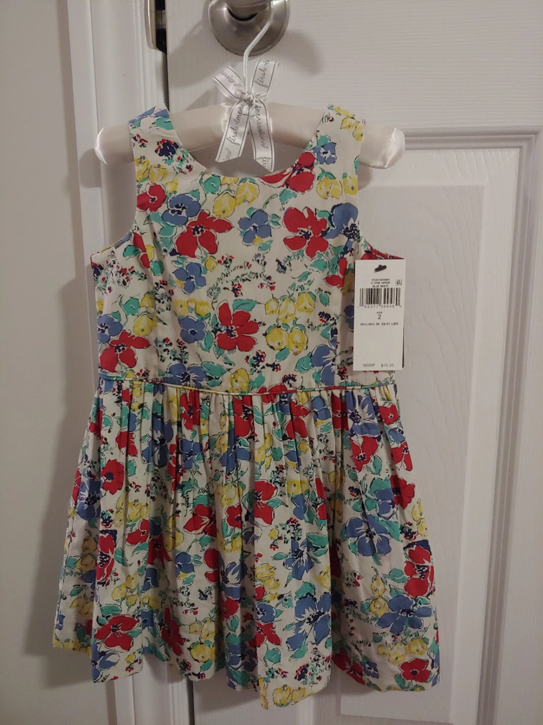New Polo Ralph Lauren Floral Dress - Size 2