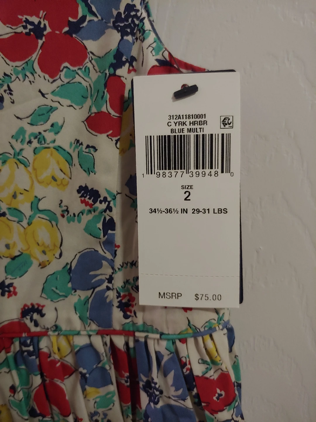 New Polo Ralph Lauren Floral Dress - Size 2 - photo 4