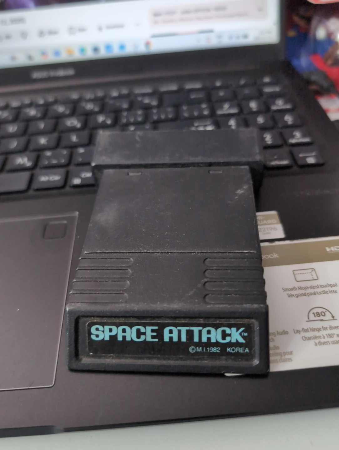 Space Attack Video Game Cartridge (1982)