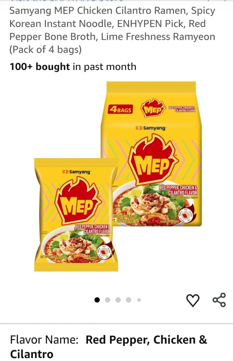 NEW Samyang MEP Chicken Cilantro Ramen