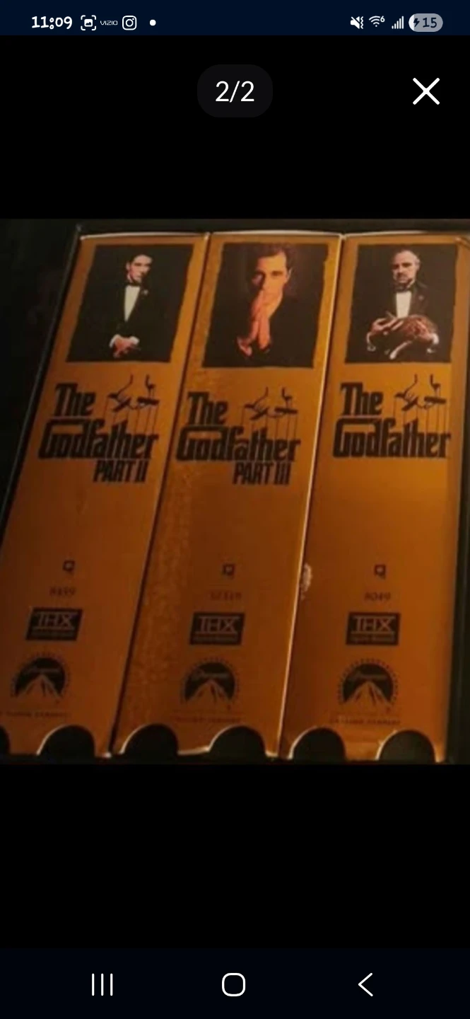 ​The Godfather Collection Box Set (VHS, Complete Trilogy) - photo 2
