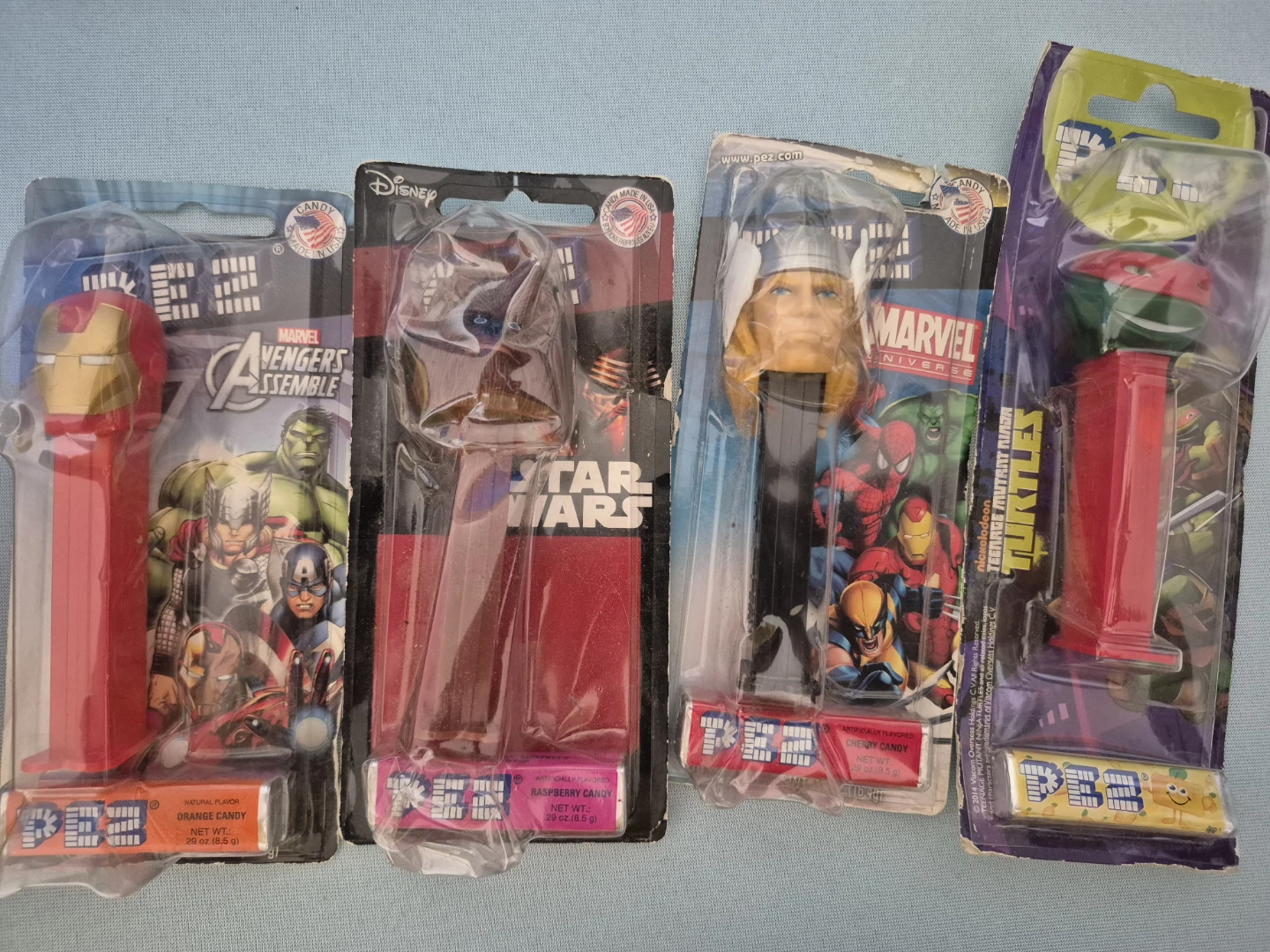 PEZ Candy Dispensers - Marvel, Star Wars, TMNT