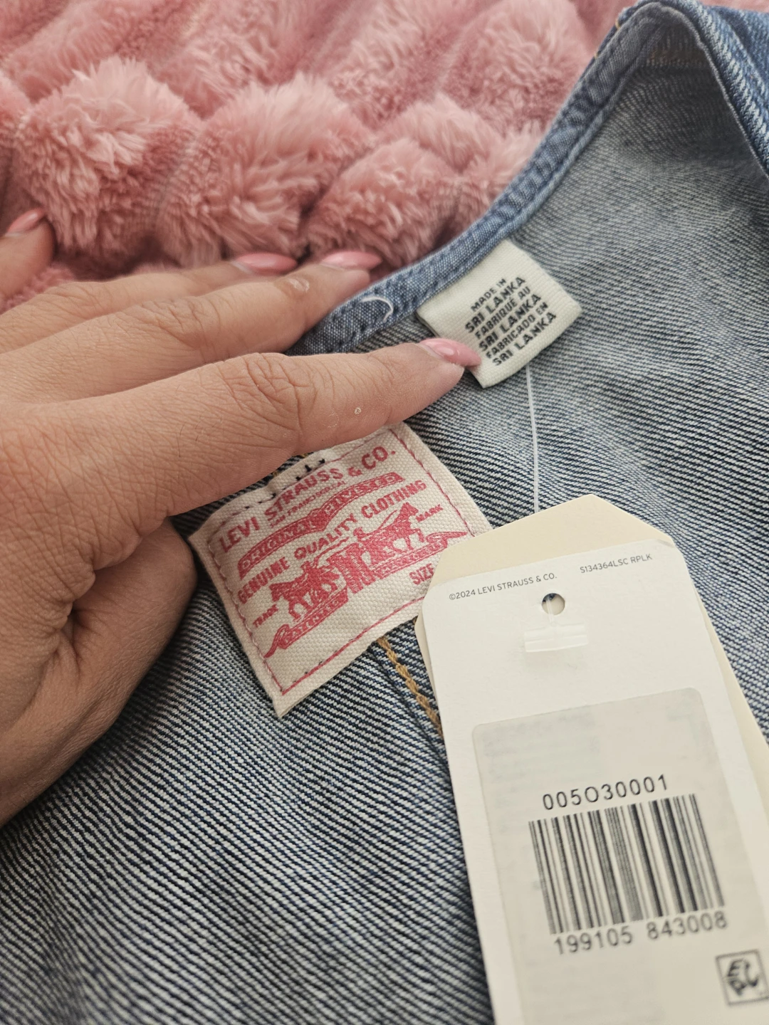 Levi's demin vest - photo 4