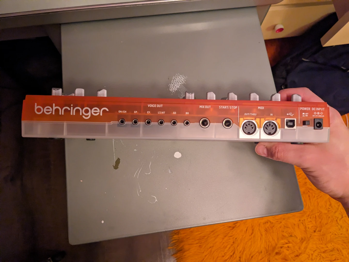 Behringer RD-6 Orange/ White Translucent Plastic - photo 3